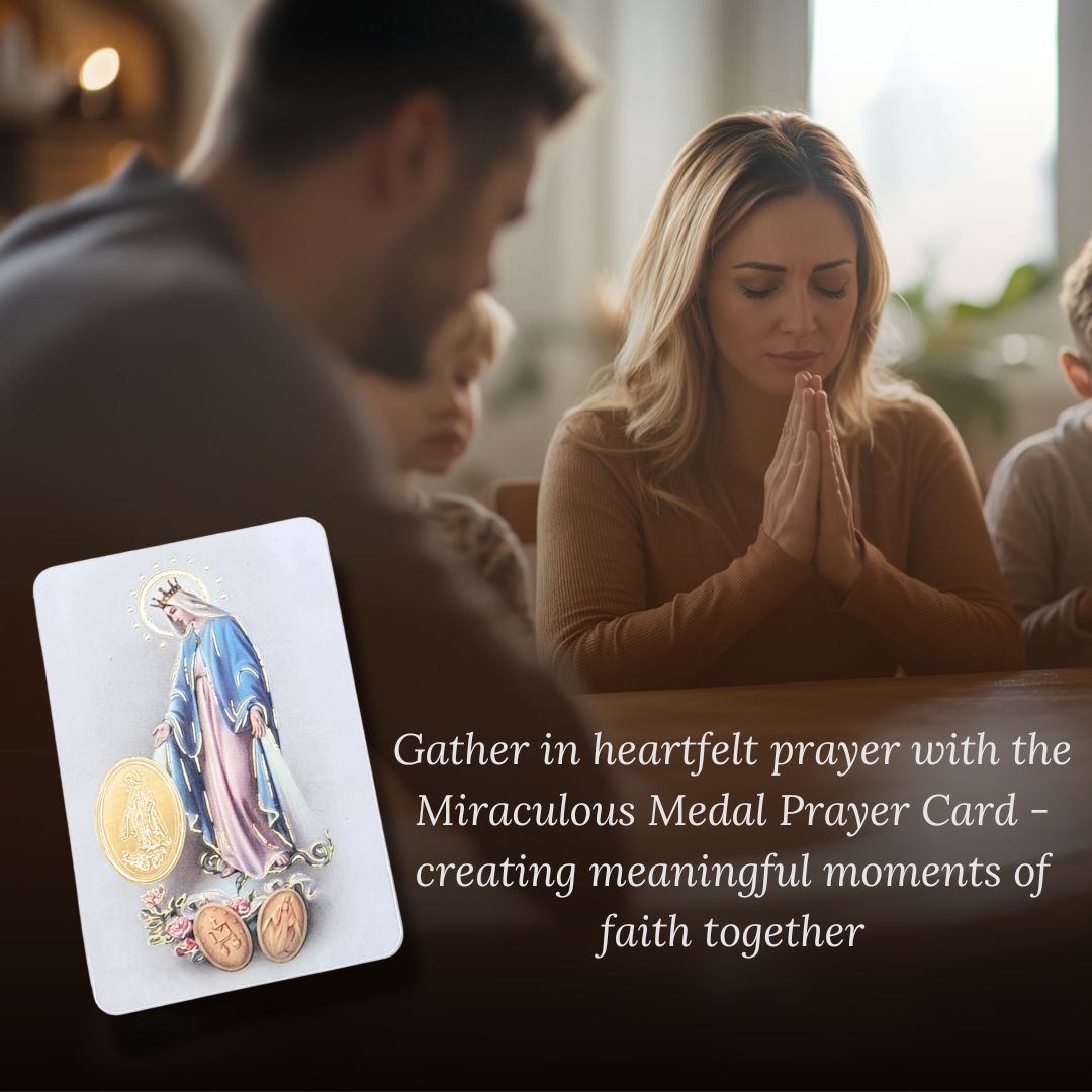 Our Lady of the Miraculous Medal Prayer Card