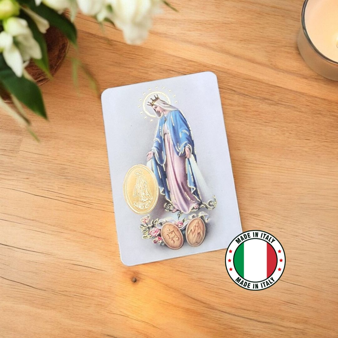 Our Lady of the Miraculous Medal Prayer Card