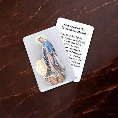 Our Lady of the Miraculous Medal Prayer Card
