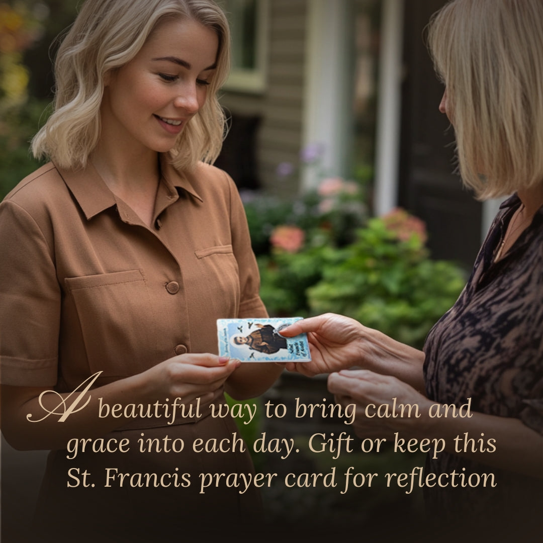 St. Francis of Assisi Prayer Card