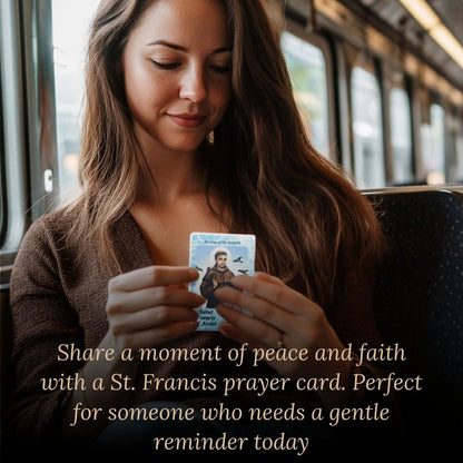 St. Francis of Assisi Prayer Card