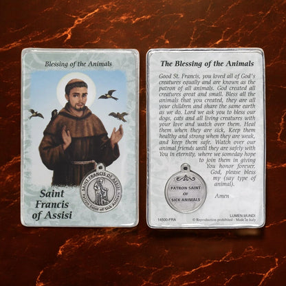 St. Francis of Assisi Prayer Card